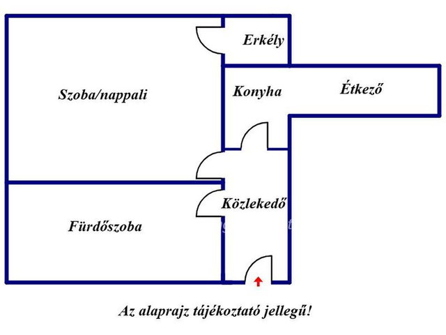 Eladó téglalakás, Nyíregyházán 38.5 M Ft, 1 szobás