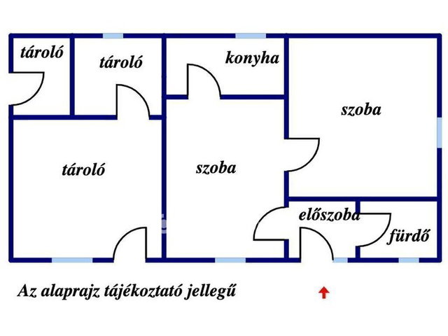 Eladó családi ház, Nagykállóban 20 M Ft, 1+1 szobás