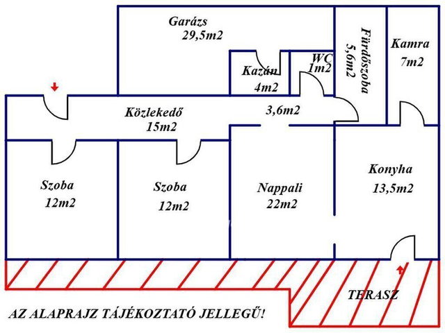 Eladó mezogazdasagi ingatlan, Sarkadon 49 M Ft, 3 szobás
