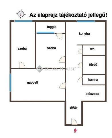 Eladó panellakás, Szegeden 59.9 M Ft, 3 szobás
