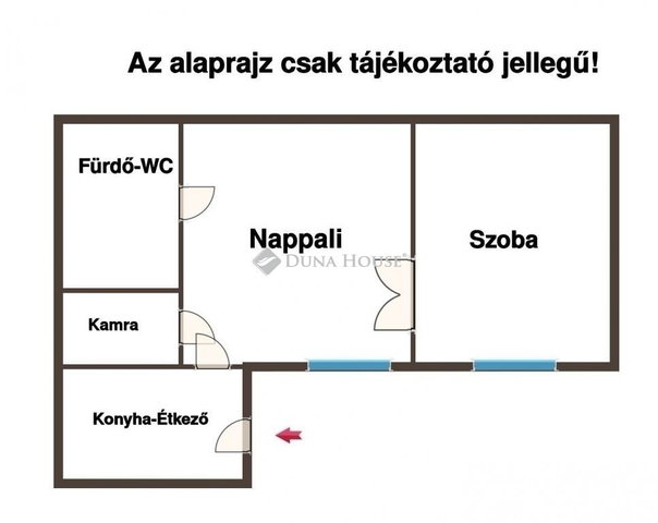 Eladó téglalakás, Budapesten, VI. kerületben 69.9 M Ft, 2 szobás