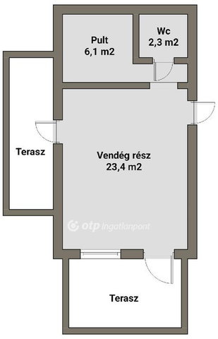 Eladó üzlethelyiség, Gyulaházán 7.5 M Ft / költözzbe.hu