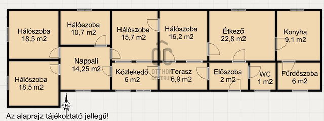 Eladó családi ház, Tótszerdahelyen 21.5 M Ft, 5 szobás