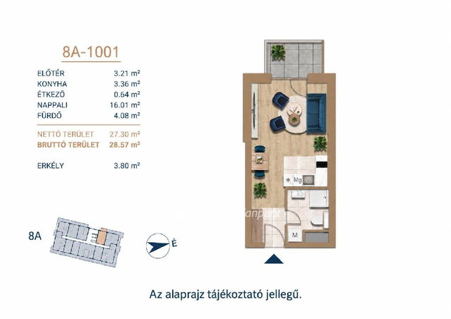 Eladó téglalakás, Budapesten, III. kerületben 63.6 M Ft