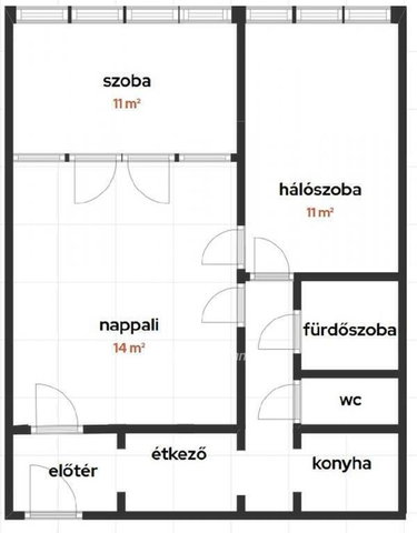 Eladó panellakás, Budapesten, XI. kerületben 72.9 M Ft, 2 szobás