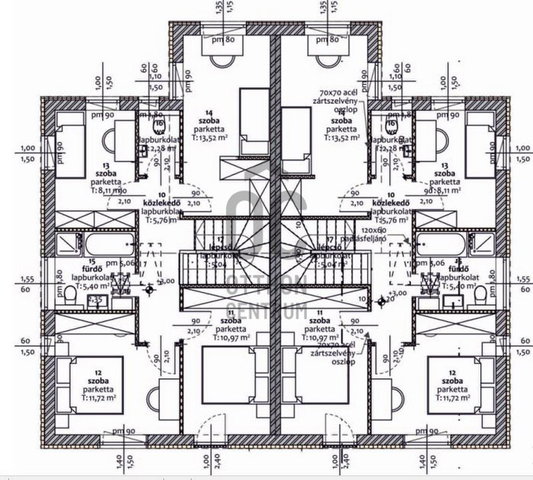 Eladó ikerház, Budapesten, XVII. kerületben 139 M Ft, 5 szobás