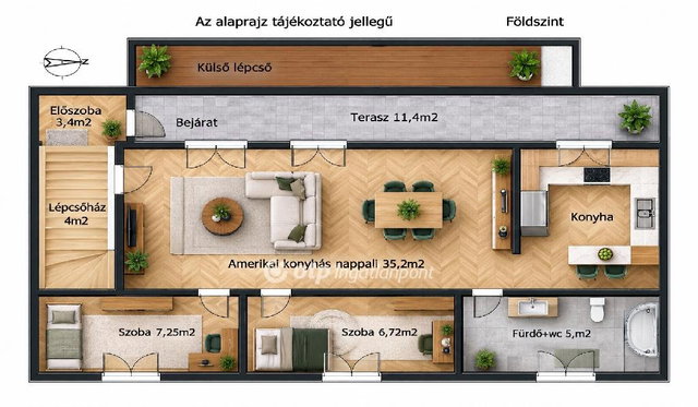 Eladó családi ház, Szigetszentmiklóson 119.9 M Ft, 2+4 szobás