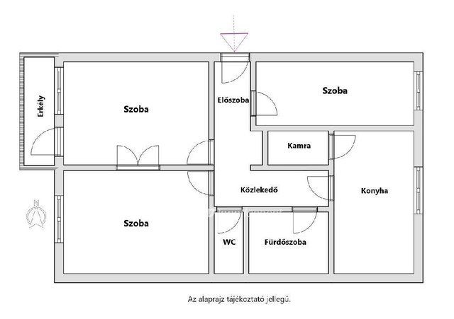 Eladó téglalakás, Kiskunfélegyházán 53.9 M Ft, 3 szobás
