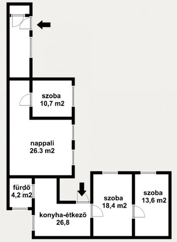 Eladó téglalakás, Budapesten, IX. kerületben 104.9 M Ft