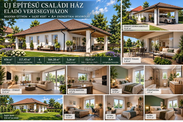 Eladó családi ház, Veresegyházon 149.9 M Ft, 4 szobás