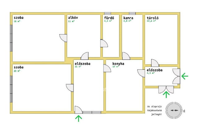 Eladó családi ház, Jászfényszarun 28.9 M Ft, 2+1 szobás