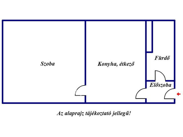 Eladó téglalakás, Szegeden 43.9 M Ft, 1 szobás