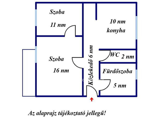 Eladó téglalakás, Jászberényben 40.9 M Ft, 1+1 szobás