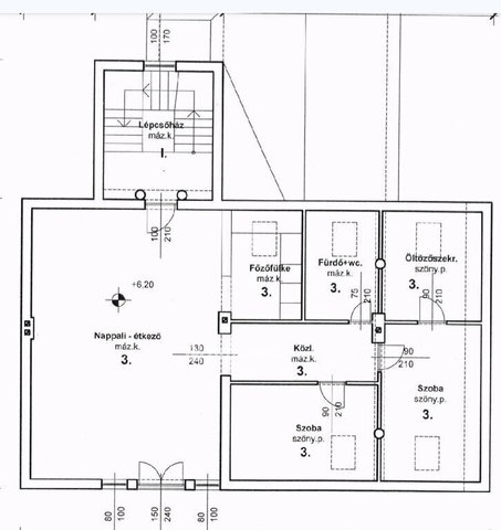Eladó téglalakás, Encsen 34 M Ft, 2+2 szobás