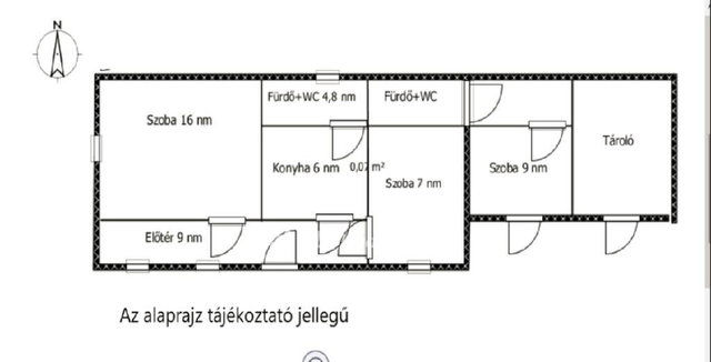 Eladó családi ház, Rácalmáson 35 M Ft, 2 szobás
