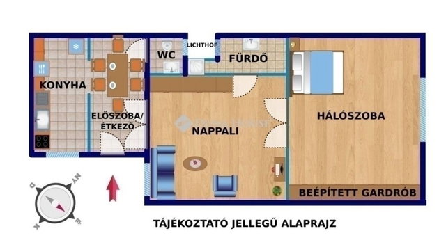 Eladó téglalakás, Budapesten, VII. kerületben 84.9 M Ft