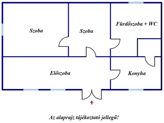 Eladó családi ház, Mezőtúron 6.5 M Ft, 2 szobás