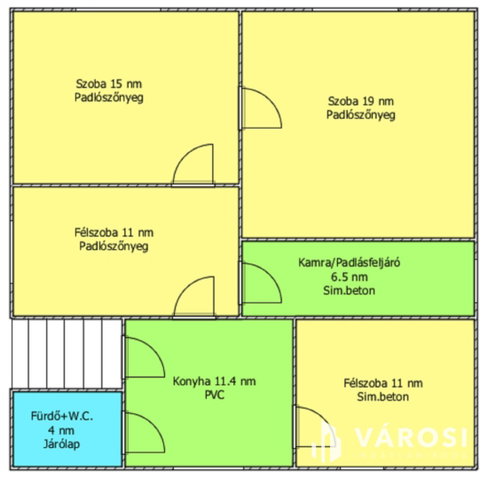 Eladó családi ház, Vizsláson 15.9 M Ft, 4 szobás
