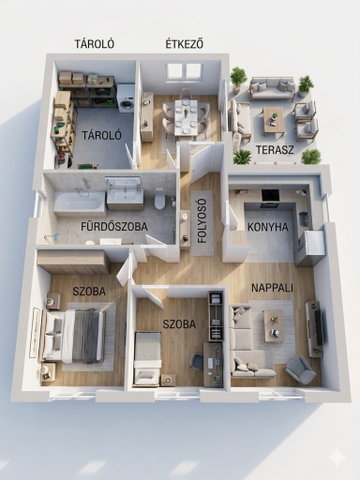 Eladó családi ház, Monostorpályin 39.999 M Ft, 3 szobás