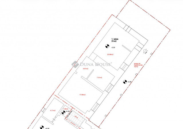 Eladó téglalakás, Vecsésen 75 M Ft, 2 szobás