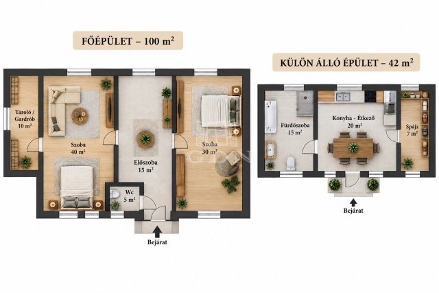 Eladó családi ház, Csanádalbertiben 15.9 M Ft, 2 szobás