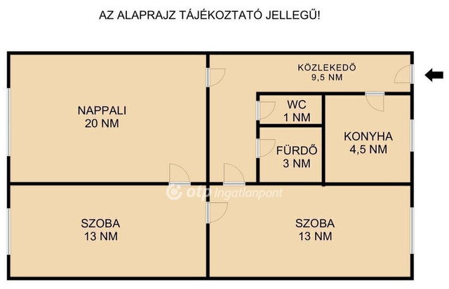 Eladó téglalakás, Budapesten, X. kerületben 64.9 M Ft, 3 szobás