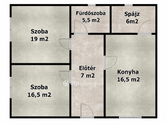 Eladó családi ház, Hajdúszoboszlón 52.99 M Ft, 2 szobás