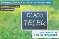 Eladó telek, Nyíregyházán 26 M Ft / költözzbe.hu