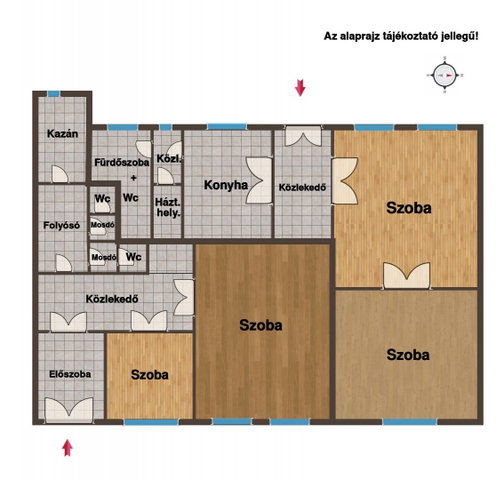 Eladó családi ház, Kerkaszentkirályon 29.5 M Ft, 4+1 szobás