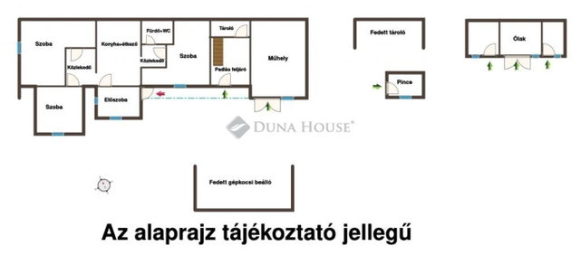Eladó családi ház, Lajoskomáromban 27 M Ft, 3 szobás