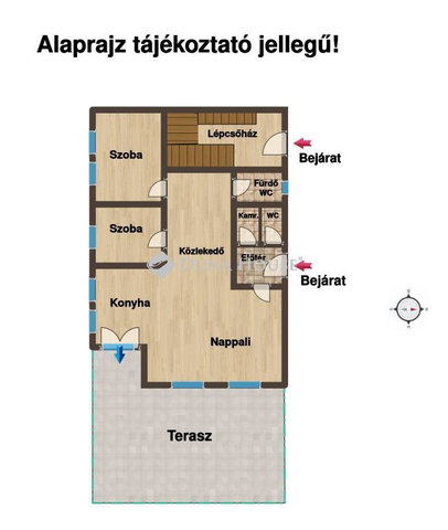 Eladó ikerház, Budaörsön 168 M Ft, 3 szobás