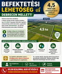 Eladó mezogazdasagi ingatlan, Debrecenben 119.9 M Ft