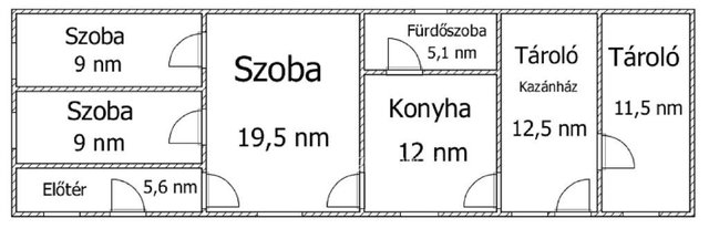 Eladó családi ház, Somlóvásárhelyen 5.9 M Ft, 1+2 szobás