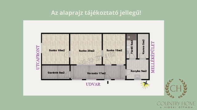 Eladó családi ház, Szegeden, Dorozsmai úton 59.9 M Ft, 3 szobás