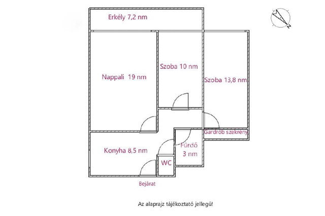 Eladó téglalakás, Budapesten, XX. kerületben 83 M Ft, 3 szobás