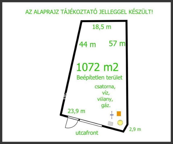 Eladó telek, Debrecenben 89 M Ft / költözzbe.hu