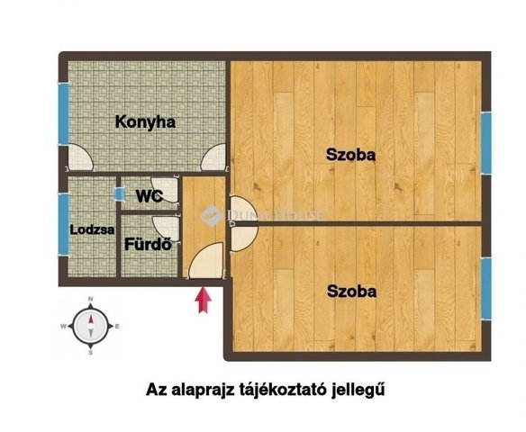 Eladó téglalakás, Budapesten, VIII. kerületben 68.5 M Ft