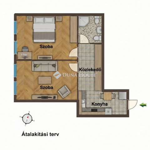 Eladó téglalakás, Budapesten, VIII. kerületben 72.5 M Ft