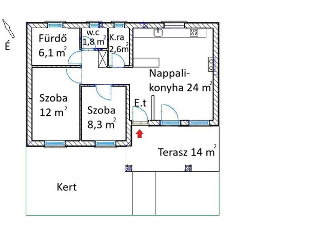 Eladó téglalakás, Gyömrőn 79 M Ft, 3 szobás