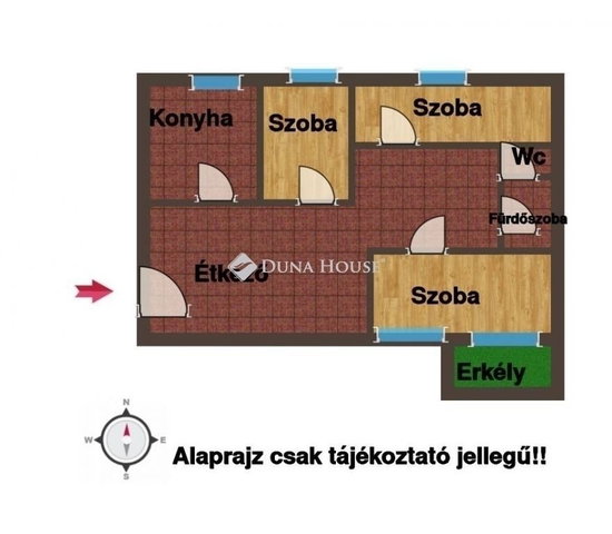 Eladó panellakás, Budapesten, XIX. kerületben 59 M Ft, 3 szobás