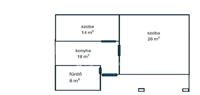 Eladó családi ház, Mátészalkán 45 M Ft, 2 szobás