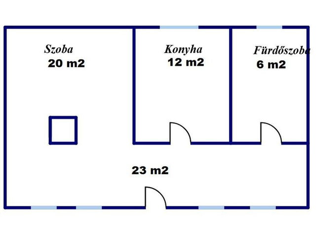 Eladó családi ház, Pécsett 52 M Ft, 1 szobás
