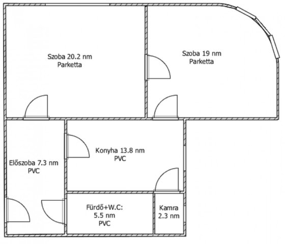 Eladó téglalakás, Salgótarjánban 14.5 M Ft, 2 szobás