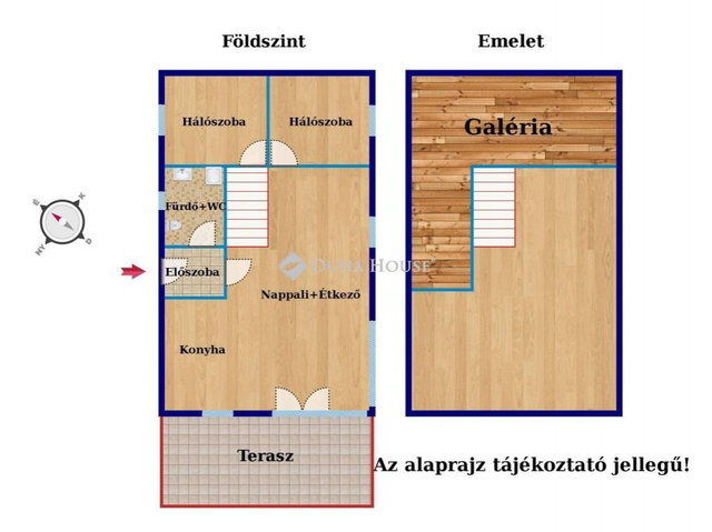 Eladó ikerház, Balatonrendesen 89.9 M Ft, 3 szobás