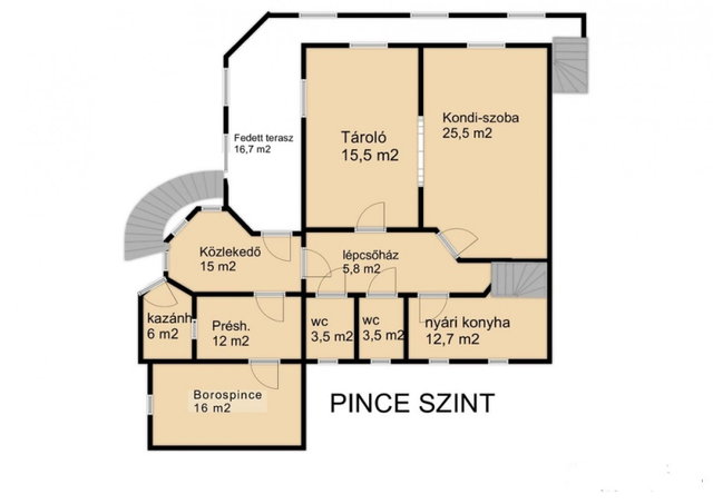 Eladó családi ház, Csopakon 299 M Ft, 7 szobás