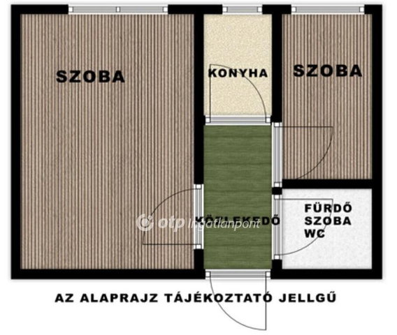 Eladó panellakás, Nyíregyházán 29.9 M Ft, 1+1 szobás