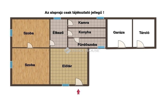 Eladó családi ház, Sülysápon 64.7 M Ft, 2 szobás