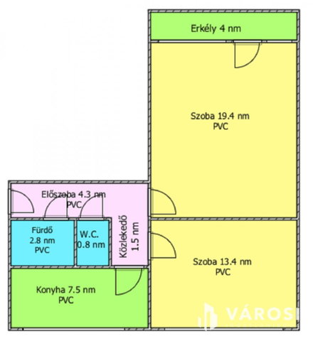 Eladó panellakás, Salgótarjánban 18.9 M Ft, 2 szobás