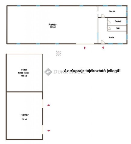 Kiadó ipari ingatlan, Dunavarsányban 1000 E Ft / hó