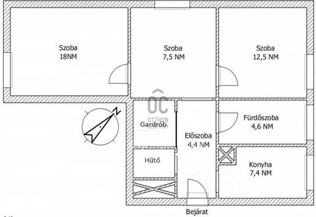Eladó panellakás, Budapesten, X. kerületben 70.5 M Ft, 3 szobás